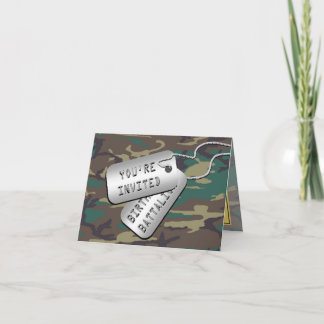 Birthday Battalion Birthday Party Invitations