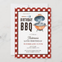 Birthday BBQ 50th Adult Party