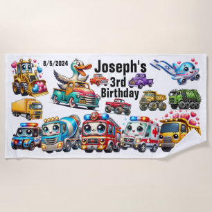 Birthday Beach Towel