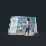 Birthday Beach Walk For Granddaughter Card<br><div class="desc">Mother and daughter walking the beach for granddaughter's birthday.
Inside text can be changed only.</div>