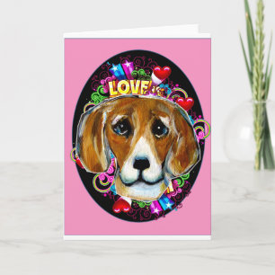 BIRTHDAY BEAGLE CARD