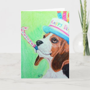 Birthday Beagle Card