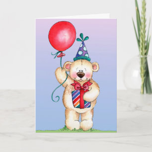 Birthday Bear - Greeting Card