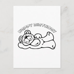 Birthday Bear Postcard