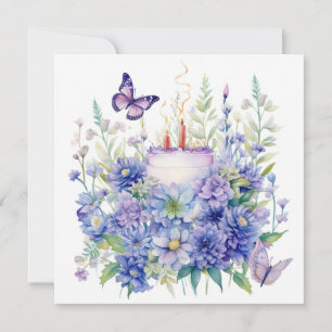 Birthday Beauty: Enchanted Garden Birthday Card