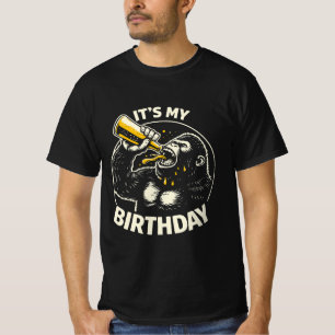 Birthday Beer Chugging Gorilla T-Shirt