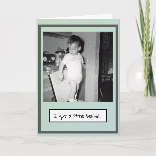 Birthday Belated Card (Front)