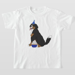 Birthday Bernese Mountain Dog   T-Shirt