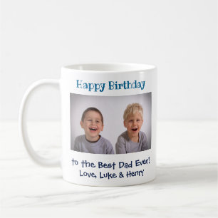 Birthday Best Dad Ever Photo Coffee Mug
