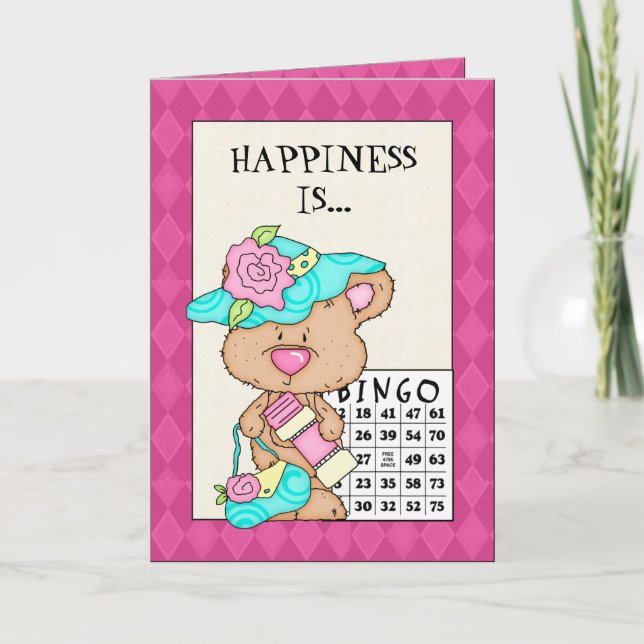Birthday Bingo Greeting card (Front)