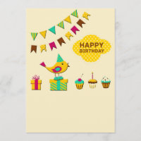Birthday Bird Cards