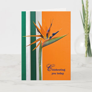 birthday Bird of Paradise Card