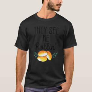 Birthday Black History Month They See Me Rollin' T-Shirt