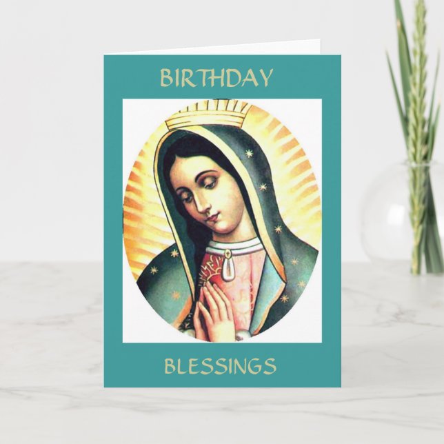 Birthday Blessings Card (Front)