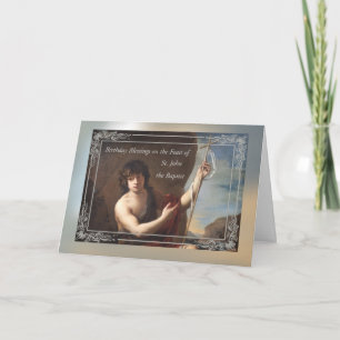 Birthday Blessings Feast of St. John the Baptist Card