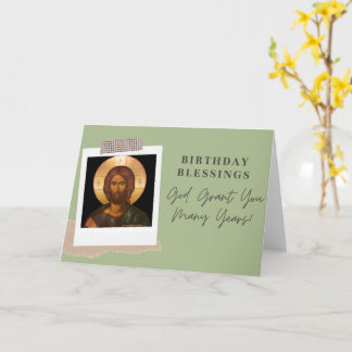 Birthday Blessings! - God Grant You Many Years! Card