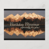 Birthday Blessings Prayer Amazing Mountains Custom