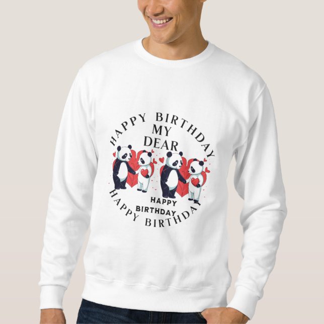 "Birthday Bliss: Creative Logo for Special Occasio Sweatshirt (Front)