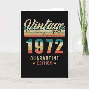 Birthday Born 1972 Card