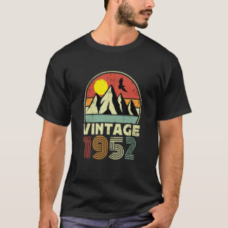 Birthday Born In 1952 Vintage T-Shirt