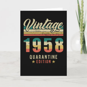 Birthday Born In 1958 Card