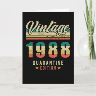 Birthday Born In 1988 Card