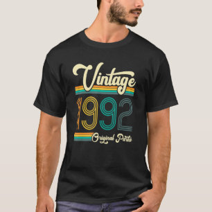 Birthday Born In 1992 Original Parts Vintage T-Shirt