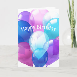 Birthday Bouquet of Balloons Special Day Card