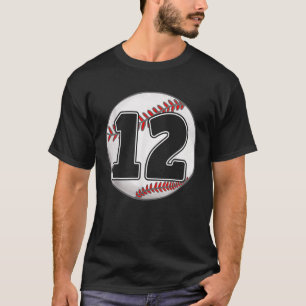 Birthday Boy 12 Baseball 12th Birthday Baseball Pl T-Shirt