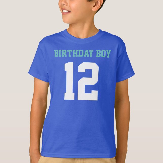 Birthday Boy 12 T-Shirt (Front)