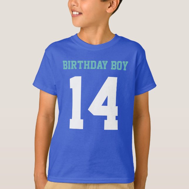 Birthday Boy 14 T-Shirt (Front)