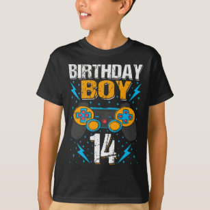 Birthday Boy 14 Video Game Controller Gamer 14th B T-Shirt