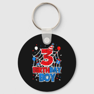 Birthday Boy 3 Year Old Sders 3rd Birthday Kids  Key Ring