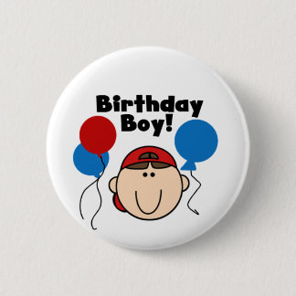 Birthday Boy 6 Cm Round Badge