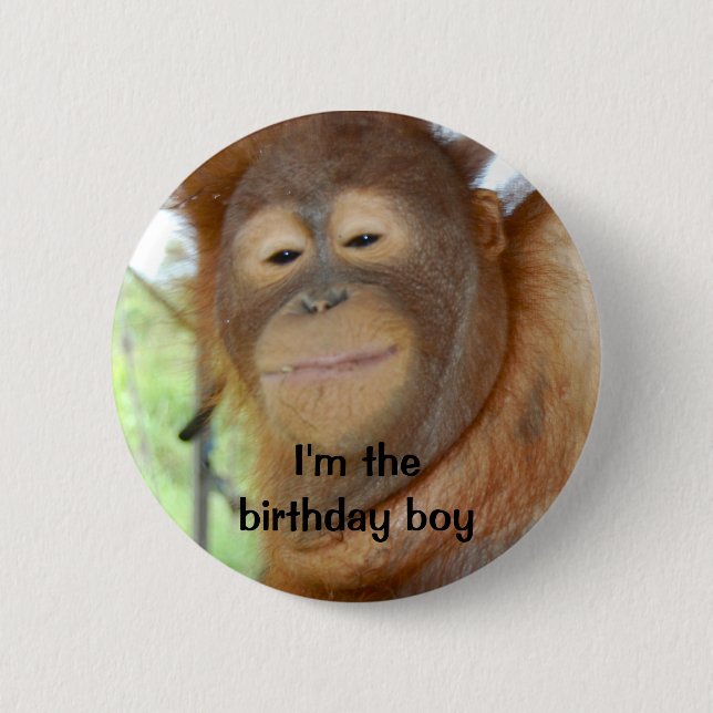 Birthday Boy 6 Cm Round Badge (Front)