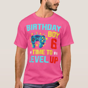Birthday Boy 6 Shirt 6 Year Old Video Games Gift K