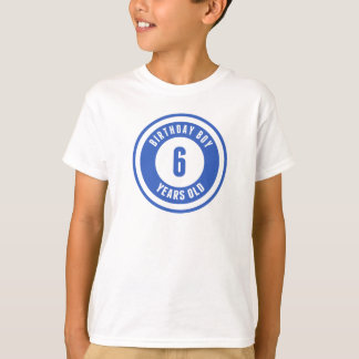Birthday Boy 6 Years Old T-Shirt