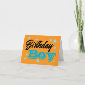Birthday Boy ADD YOUR OWN TEXT  Thank You Card