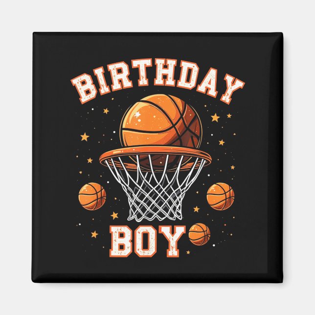 Birthday Boy Basball Birthday Magnet (Front)