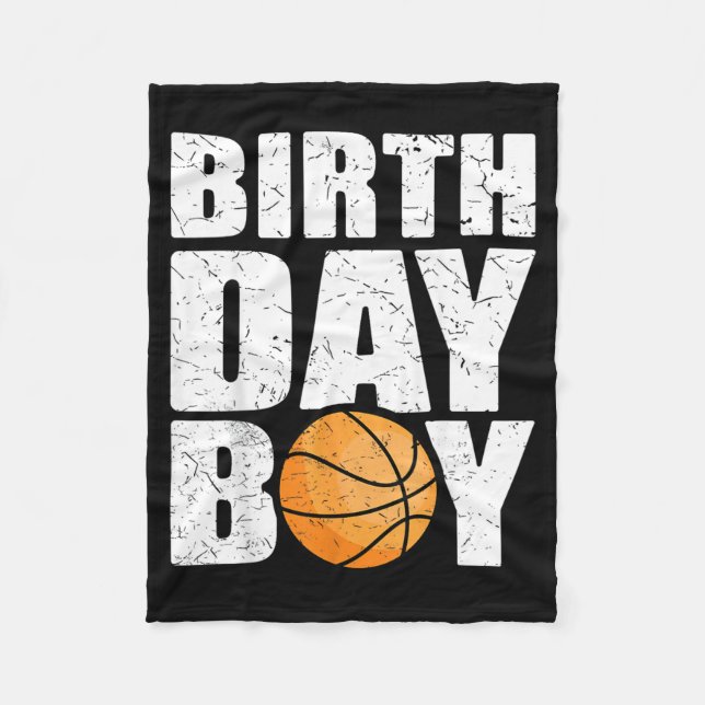 Birthday Boy Basball Theme Party Future Basball Fleece Blanket (Front)