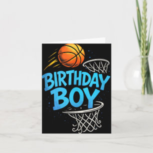 Birthday Boy - Basketball Player Sports Fun Tank T Card