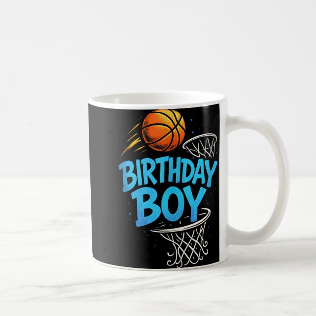Birthday Boy - Basketball Player Sports Fun Tank T Coffee Mug (Right)