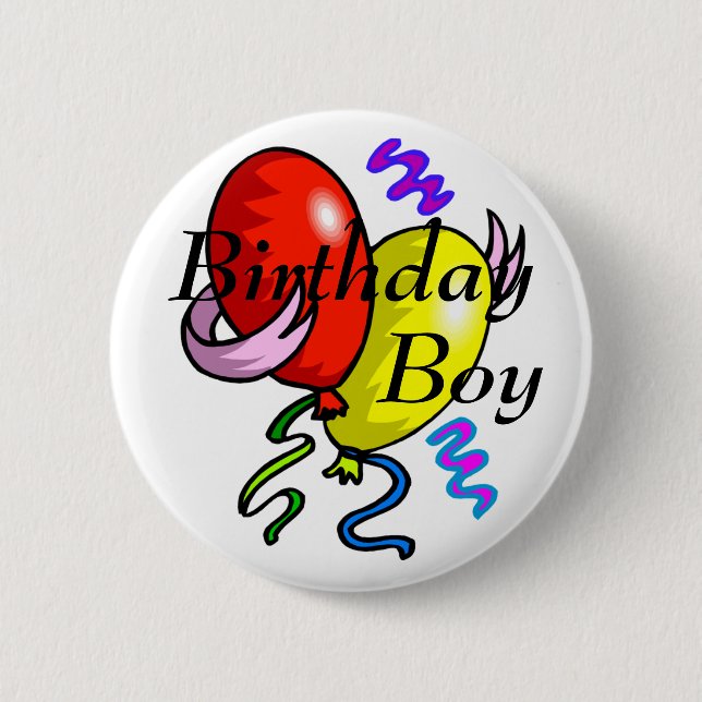 Birthday Boy Button (Front)