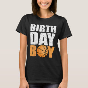 Birthday Boy Bysketbyll Theme Party Future Bysketb T-Shirt