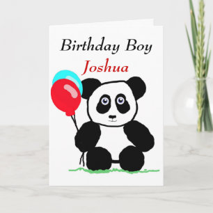 Birthday boy card