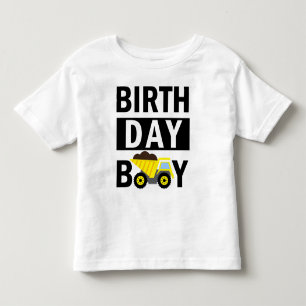 Birthday Boy Construction Birthday 1st Birthday  Toddler T-Shirt
