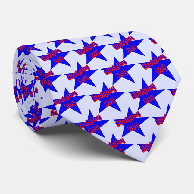 Birthday Boy Humourous  Tie (Rolled)