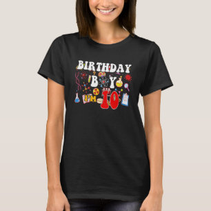 Birthday Boy I'm 10 Years Old Stem Student 10th Bd T-Shirt