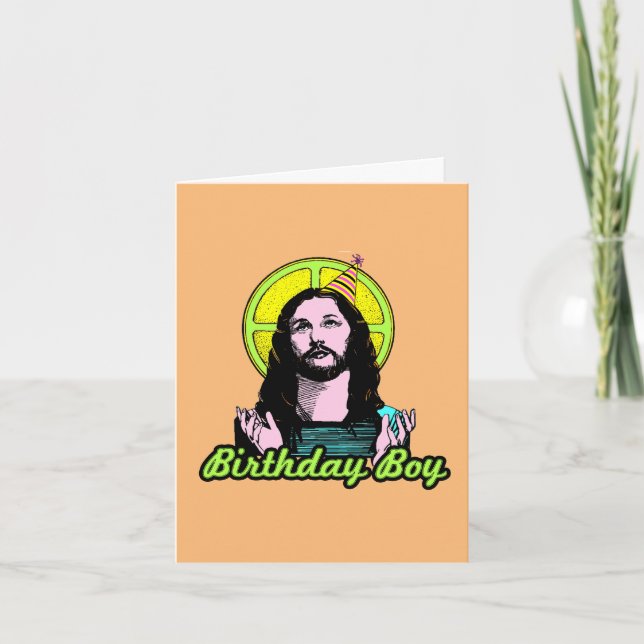 Birthday Boy Jesus Card (Front)