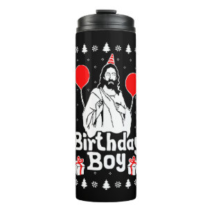 Birthday Boy Jesus Christmas Thermal Tumbler